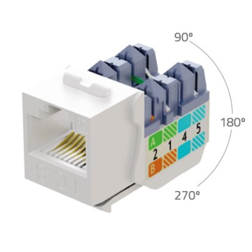 CONECTOR MACHO RJ45...